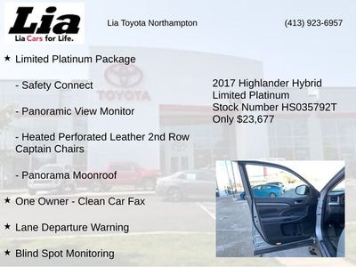 2017 Toyota Highlander Hybrid Limited Platinum