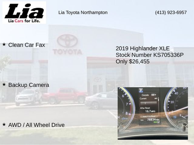 2019 Toyota Highlander XLE