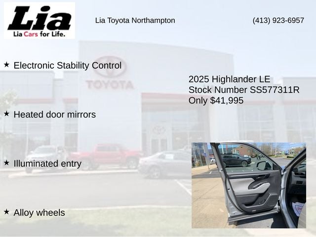 2025 Toyota Highlander LE AWD