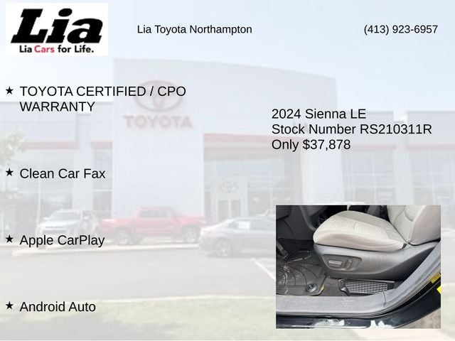 2024 Toyota Sienna LE 8 Passenger