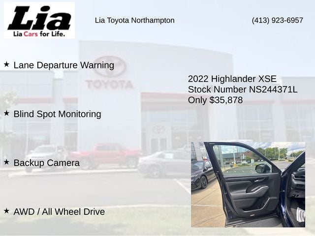 2022 Toyota Highlander XSE