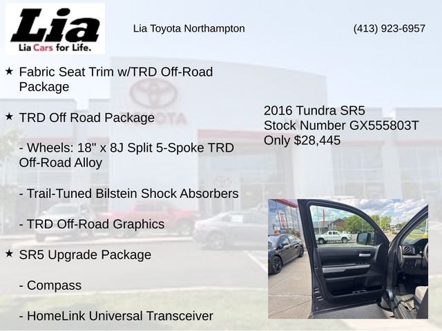 2016 Toyota Tundra SR5