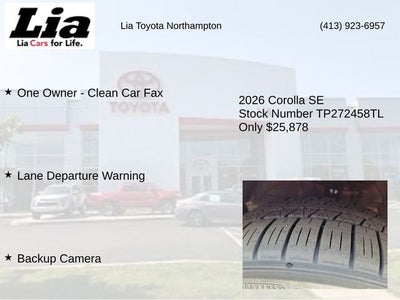 2026 Toyota Corolla SE