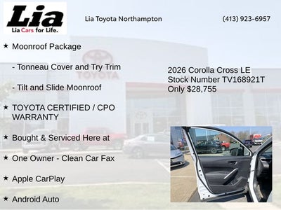 2026 Toyota Corolla Cross LE