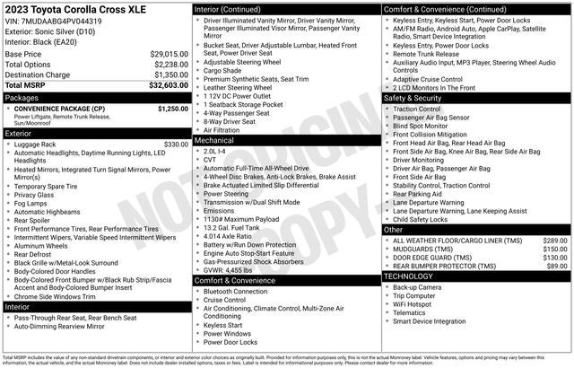 2023 Toyota Corolla Cross XLE