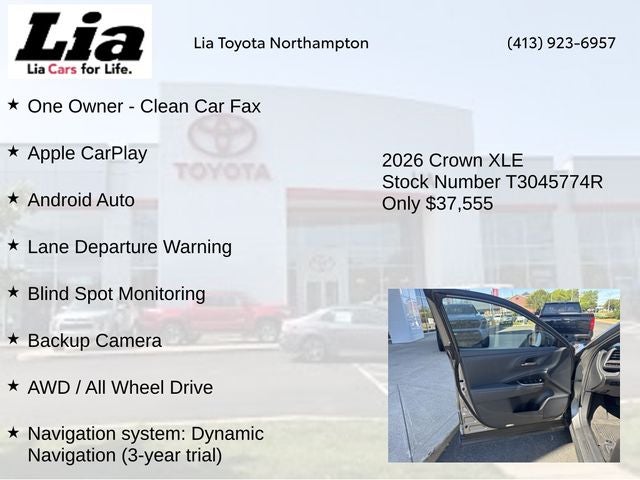 2026 Toyota Crown XLE