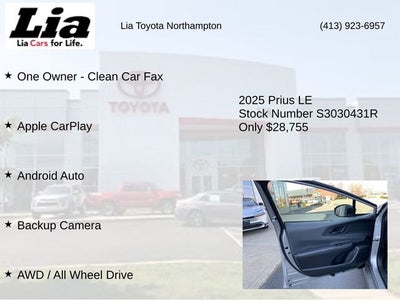 2025 Toyota Prius LE AWD