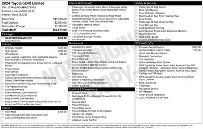 2024 Toyota bZ4X Limited