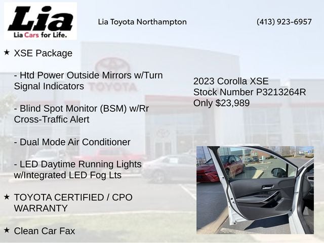 2023 Toyota Corolla Hatchback XSE