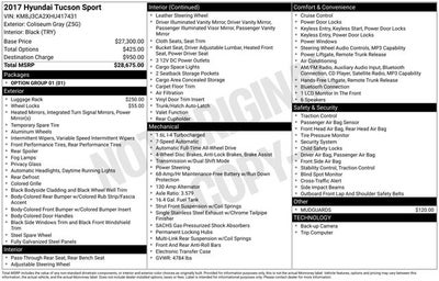 2017 Hyundai Tucson Sport