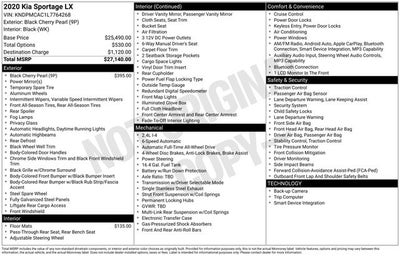 2020 Kia Sportage LX