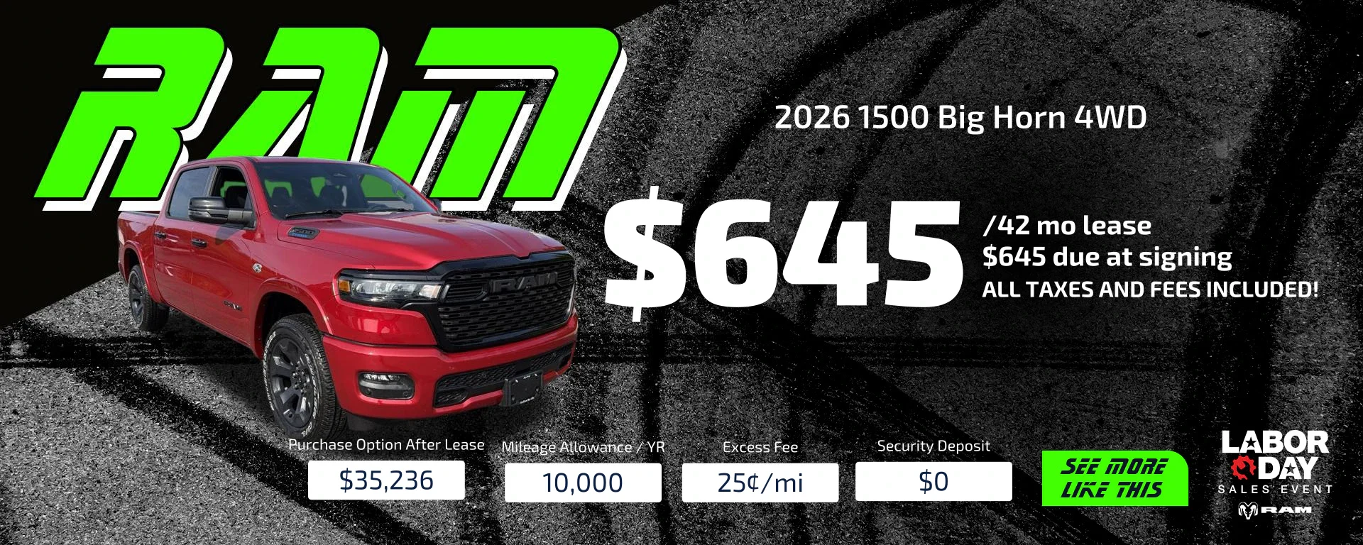 1500 lease special
