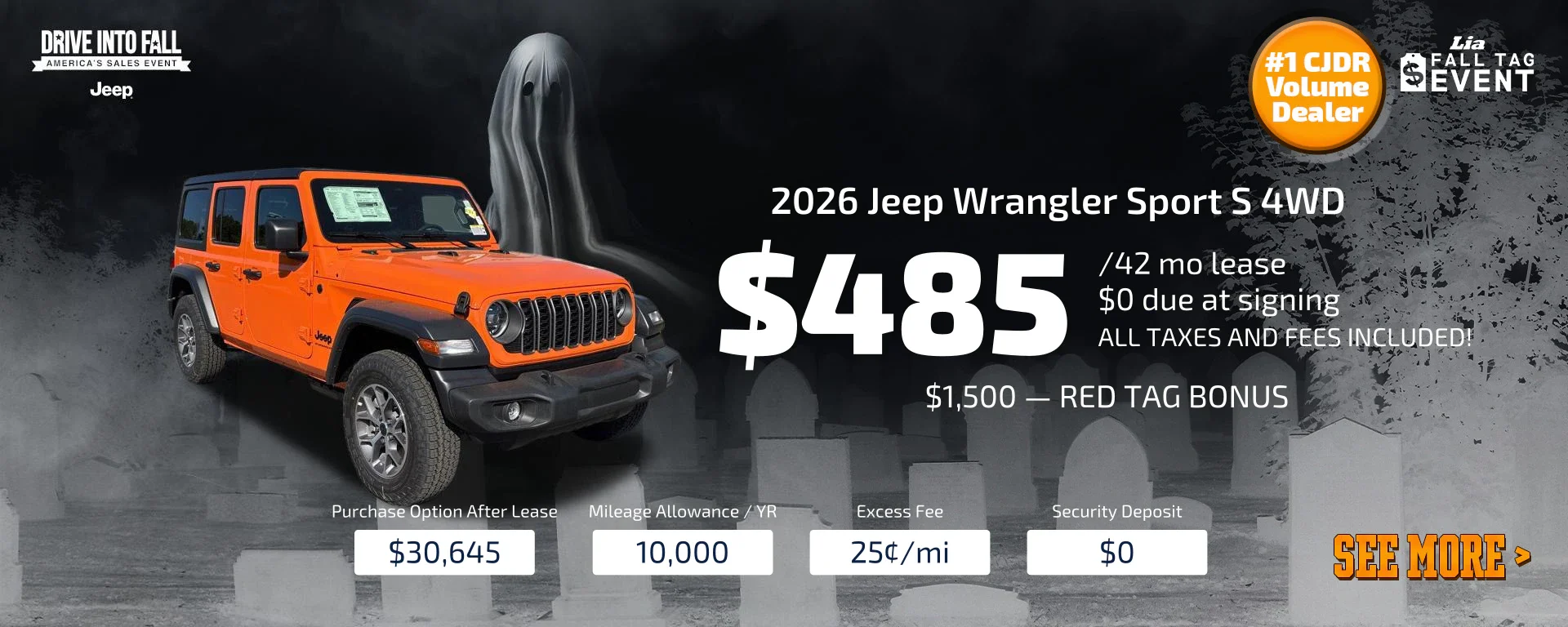 wrangler lease special