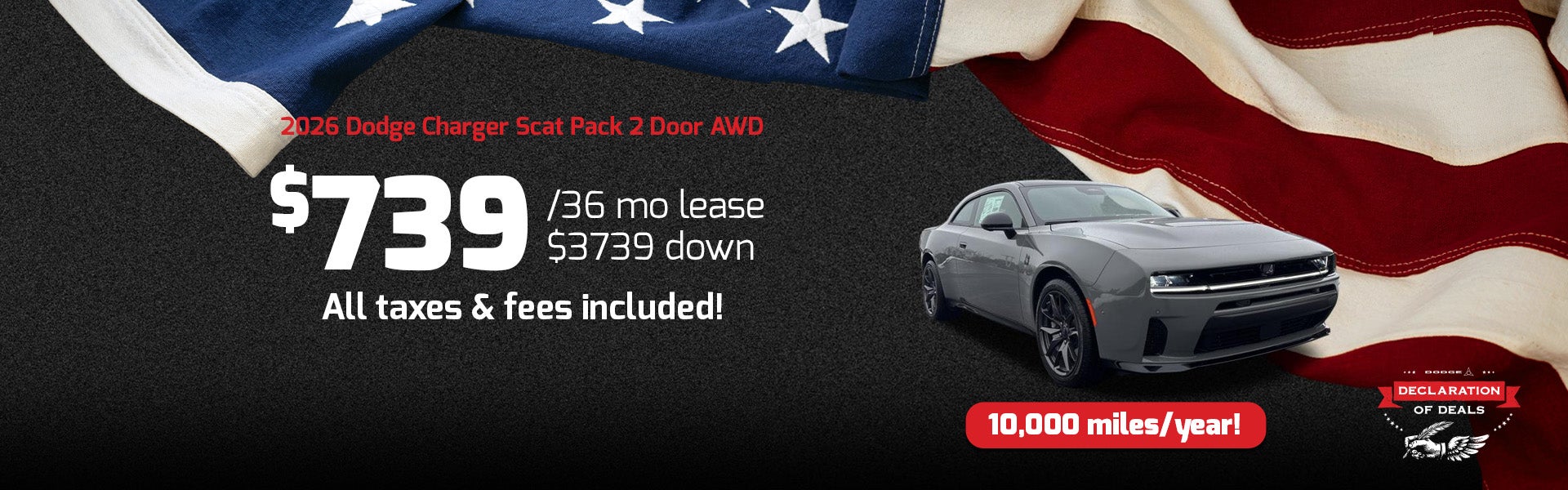 charger lease special