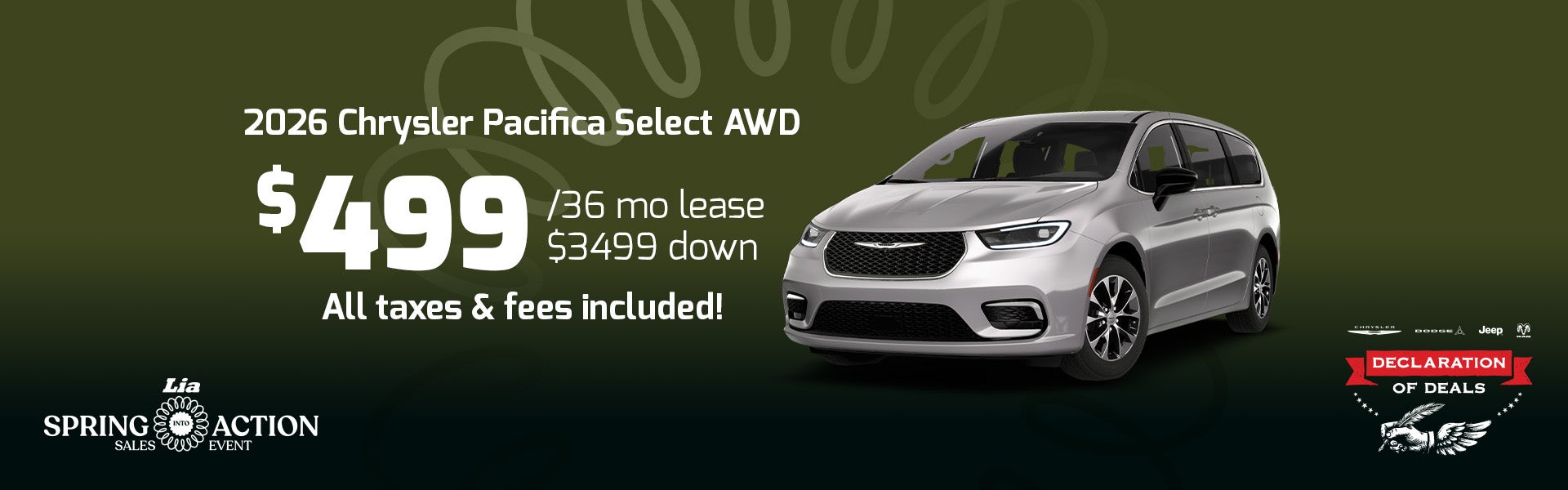 pacifica lease special