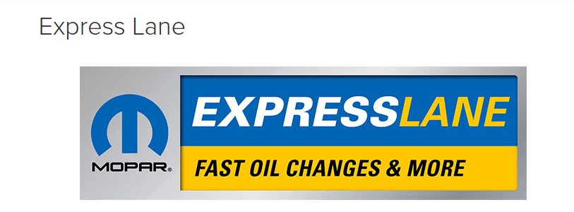 mopar express lane